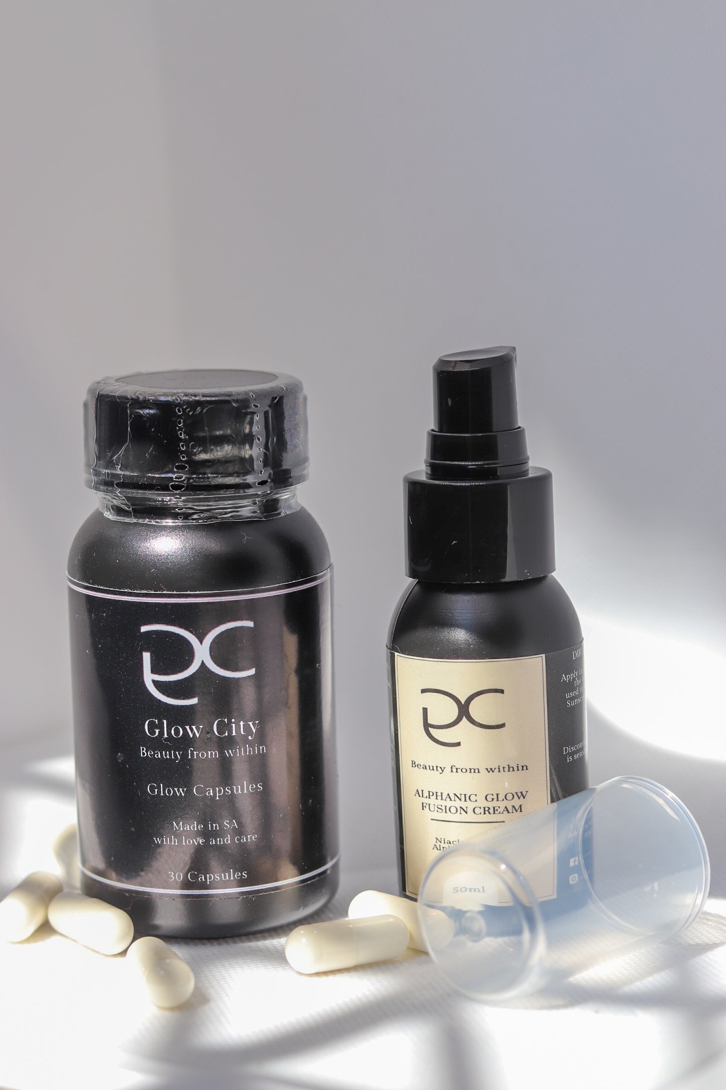 Glow Pills & Alphanic Glow Fusion Cream Combo