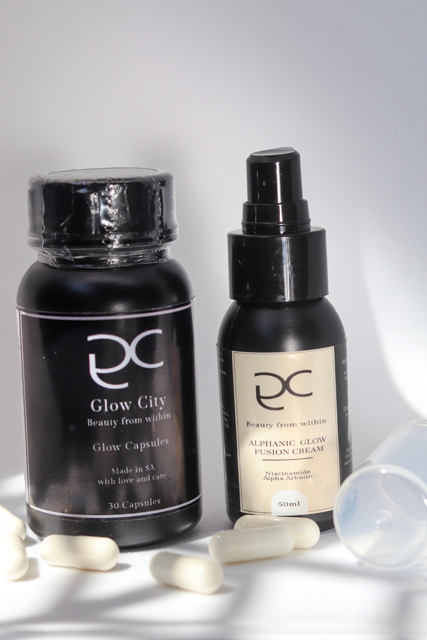 Glow Pills & Alphanic Glow Fusion Cream Combo