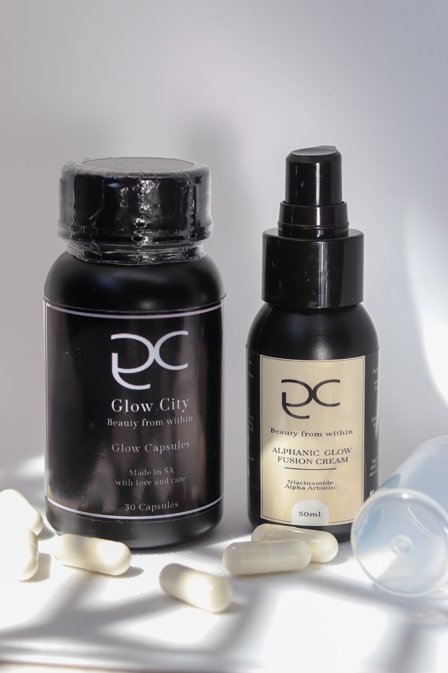 Glow Pills & Alphanic Glow Fusion Cream Combo