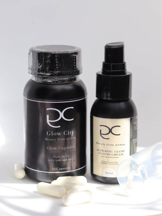 Glow Pills & Alphanic Glow Fusion Cream Combo