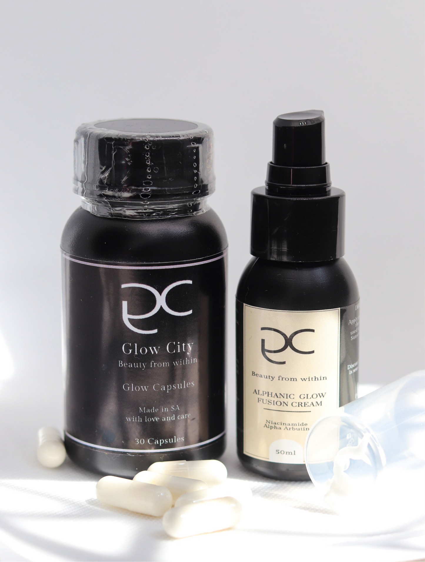 Glow Pills & Alphanic Glow Fusion Cream Combo