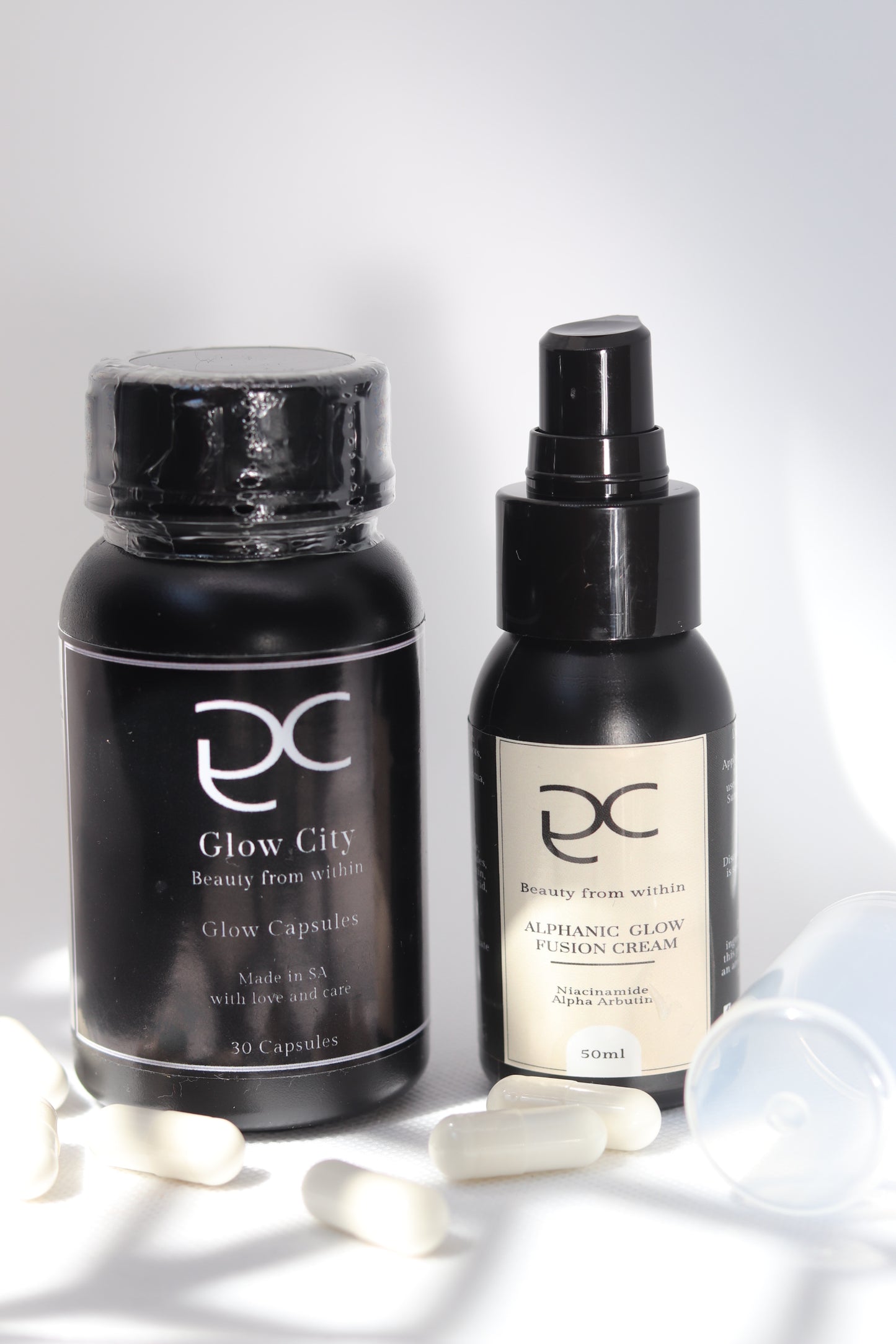 Glow Pills & Alphanic Glow Fusion Cream Combo