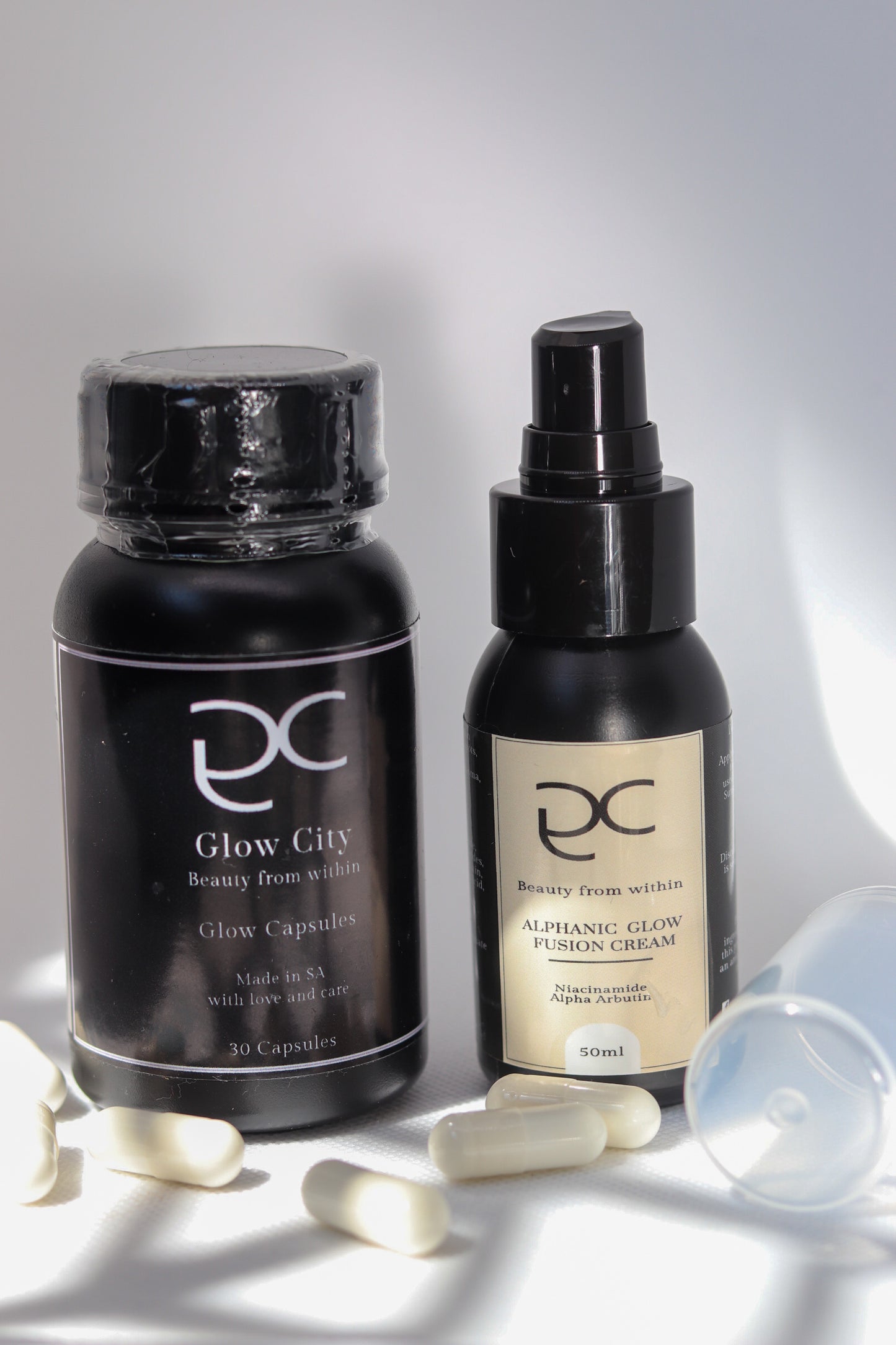 Glow Pills & Alphanic Glow Fusion Cream Combo