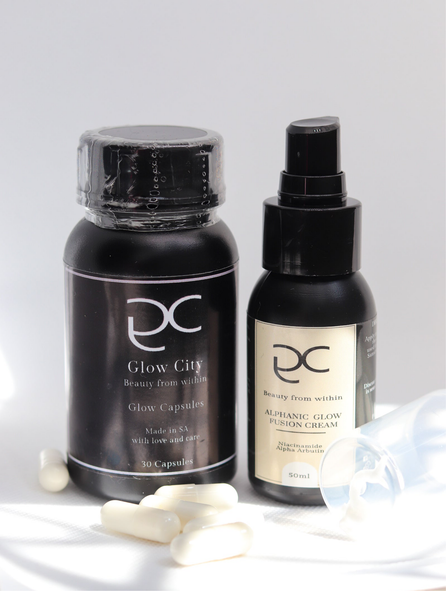 Glow Pills & Alphanic Glow Fusion Cream Combo